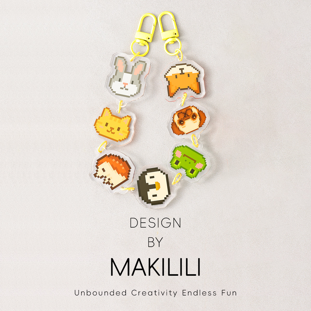 Custom Connected Acrylic Keychain