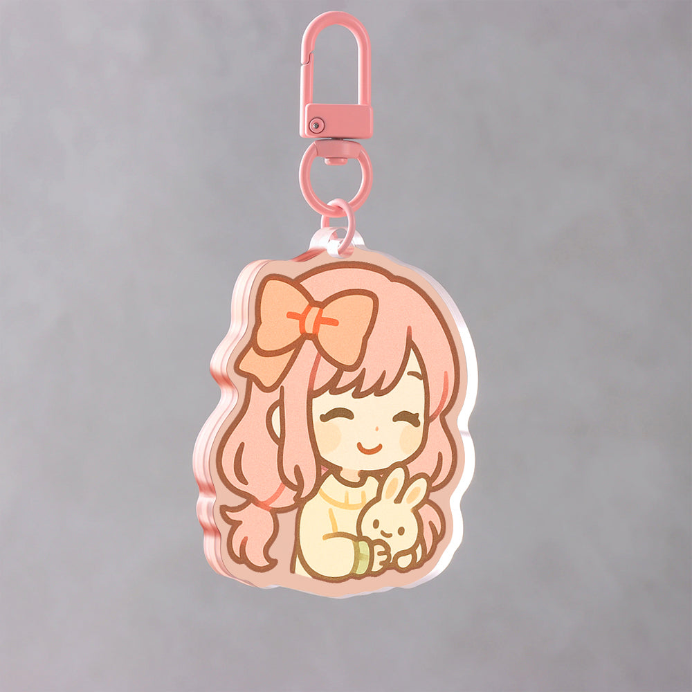 Custom Colored Edge Acrylic Keychains