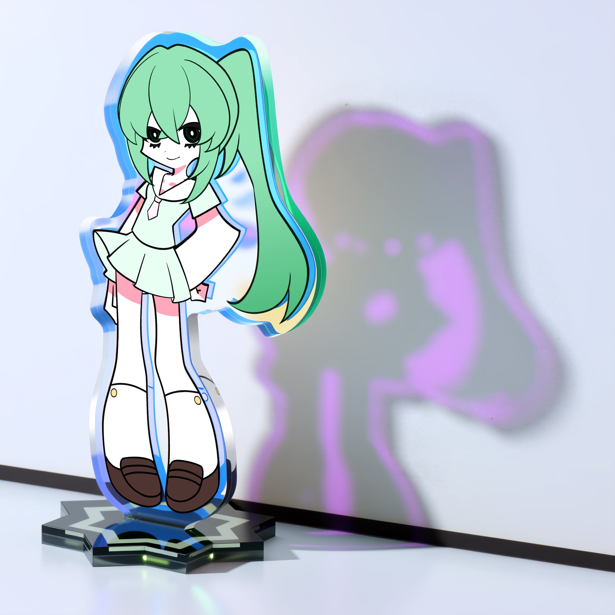 Custom Rainbow Holo Acrylic Standee