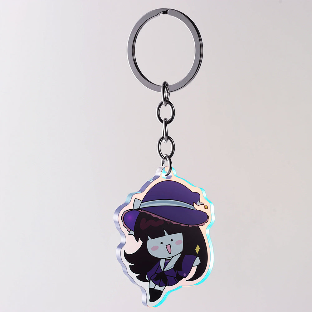 Custom Rainbow holo Acrylic Keychains