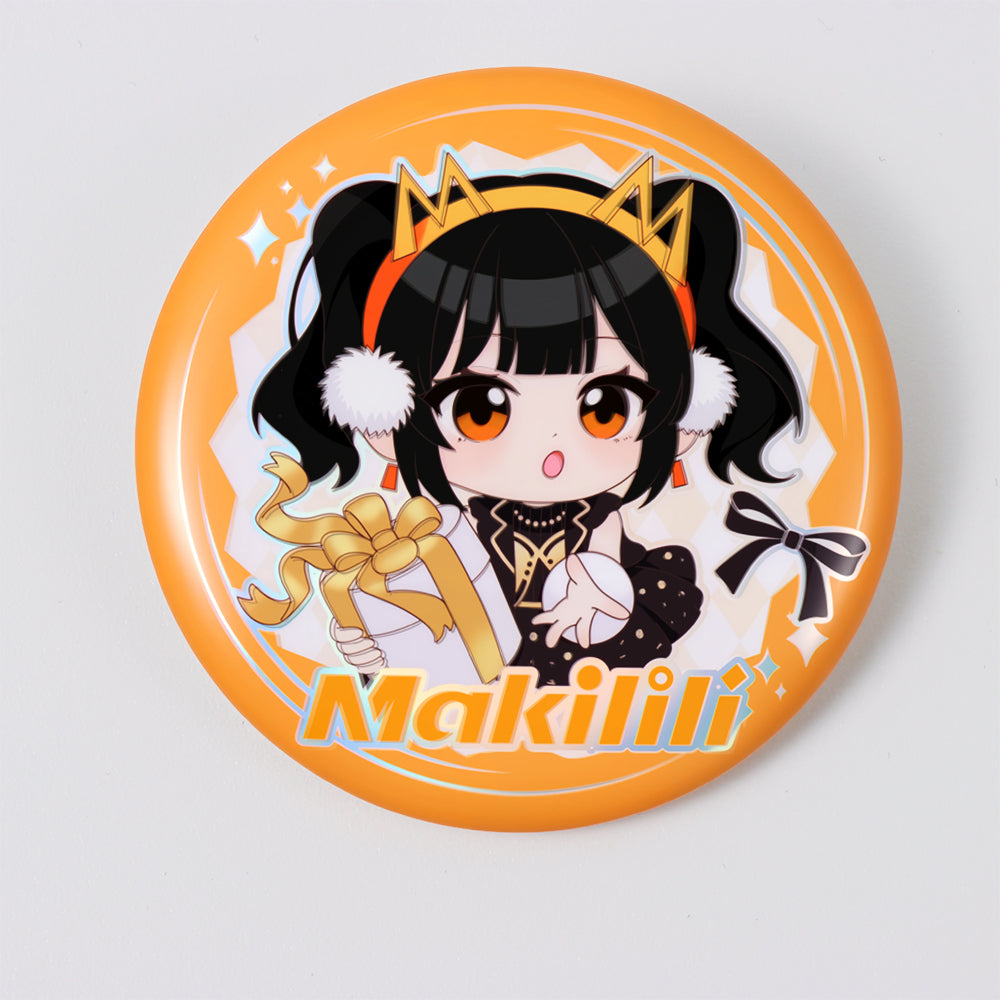 Custom Round Holo film badge/pin