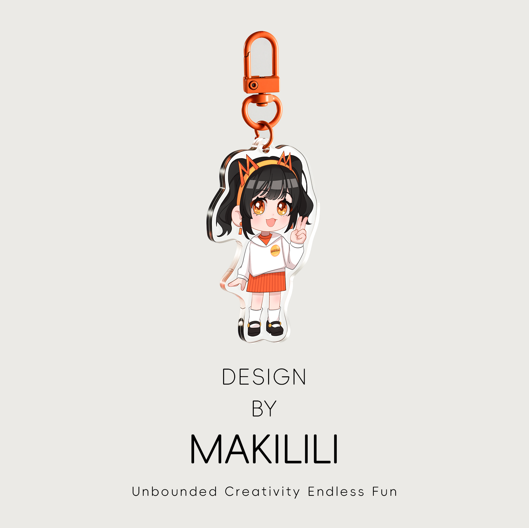 Custom Clear Acrylic Keychains