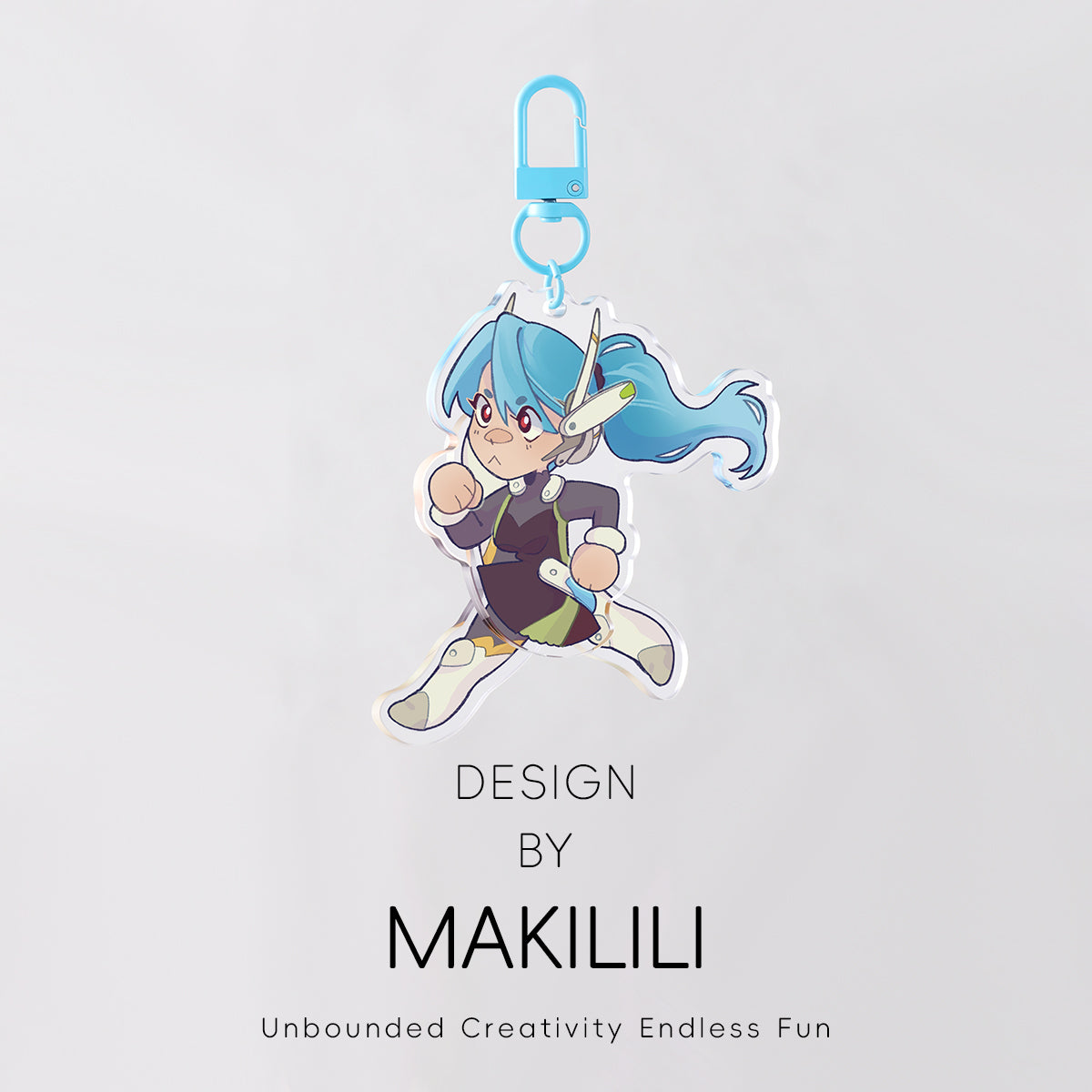 Custom Running Legs Acrylic Keychain