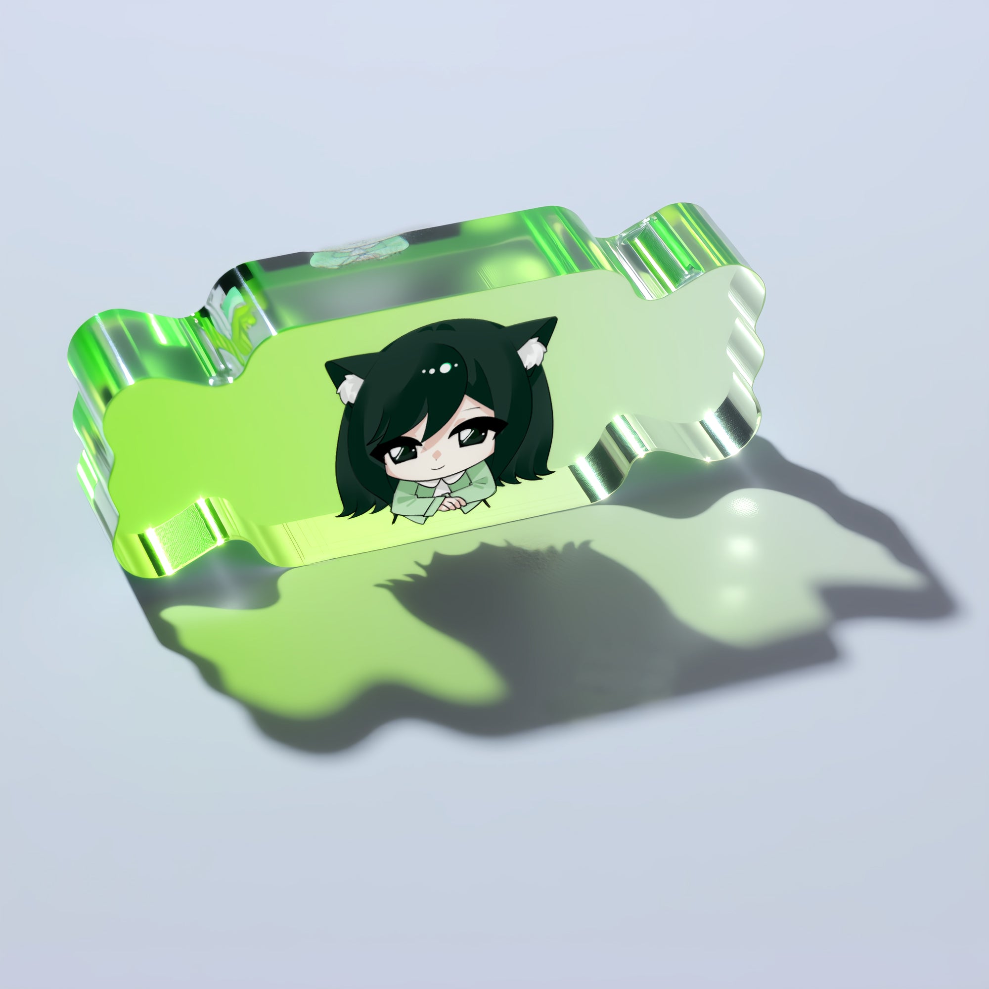 Custom Translucent Gradient Base-Free Acrylic Standee