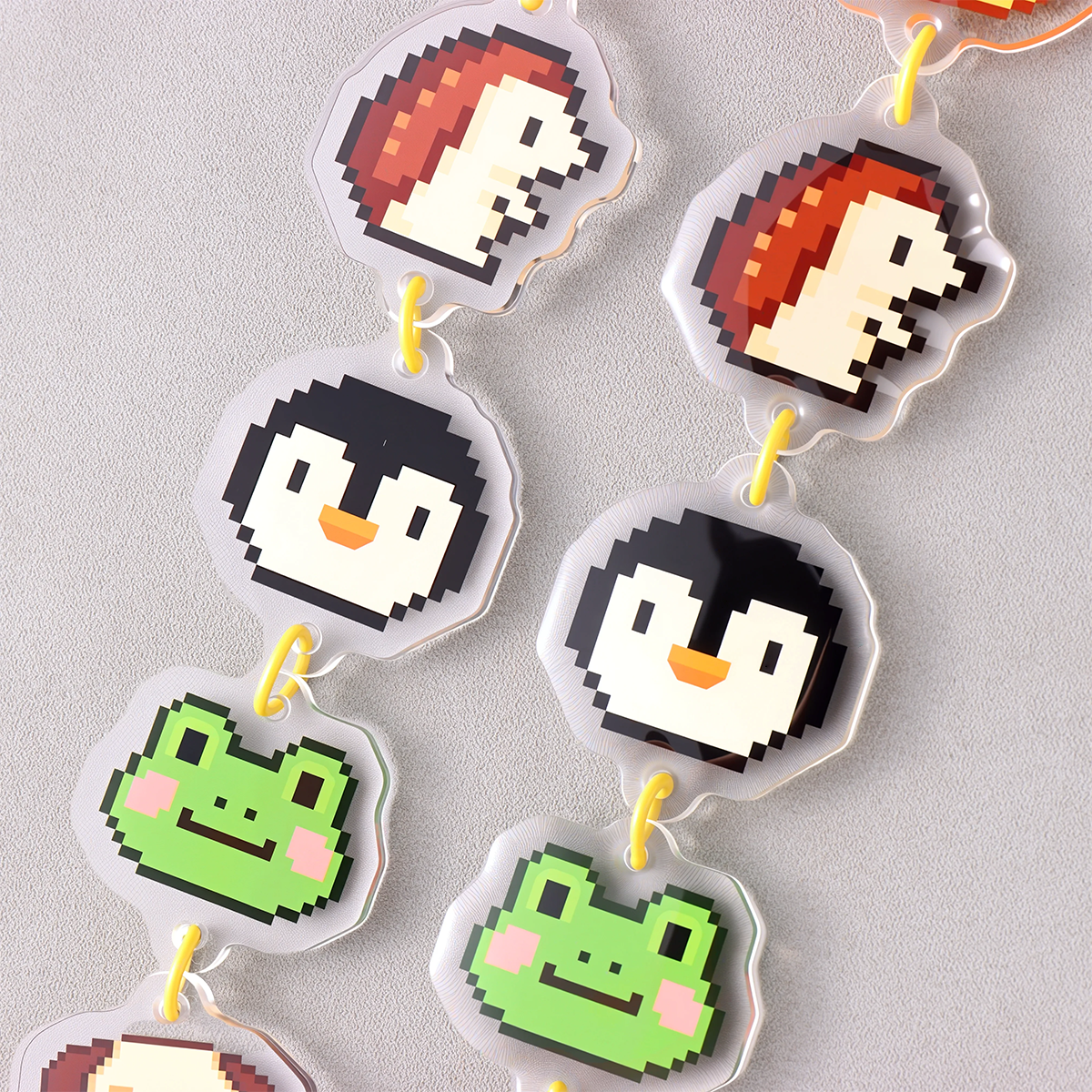Custom Connected Acrylic Keychain