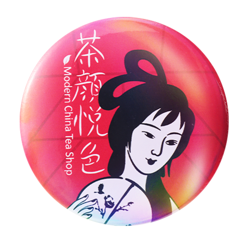 Custom Round lamination film badge/pin